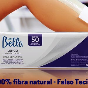 Lenço Depilatório Gran Style Branco 50 Folhas Depil Bella