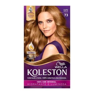 TINTURA WELLA KOLESTON KIT CREME 73 LOURO AVELÃ