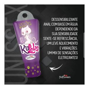 KULOKO GEL DESSENSIBILIZANTE E EXCITANTE ANAL LINHA BRASILEIRINHOS 15G HOT FLOWERS