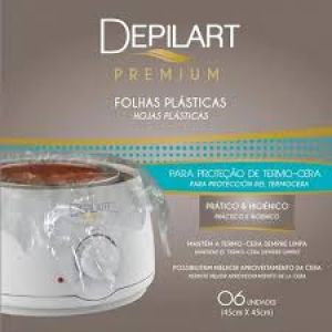 Folhas Plasticas para Proteção de Termo Cera c/6 unidades